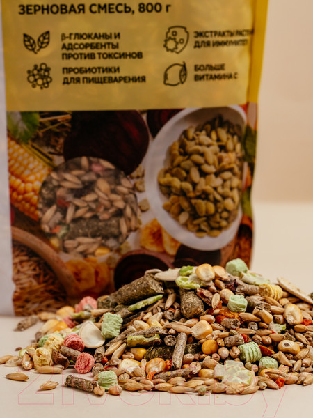 Изображение товара Корм для грызунов Mikimeals Для кроликов (800г)