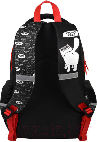 Изображение товара Школьный рюкзак Феникс+ Дерзкий кот / 61408