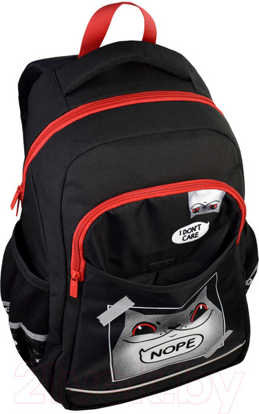 Изображение товара Школьный рюкзак Феникс+ Дерзкий кот / 61408