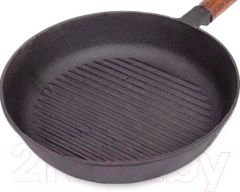 Изображение товара Сковорода Балезинский ЛМЗ 240/50-1-Г с рифленным дном (Б)