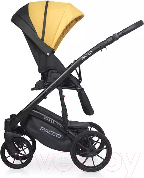Изображение товара Детская универсальная коляска Riko Basic Pacco 2 в 1 (08, желтый/черный)