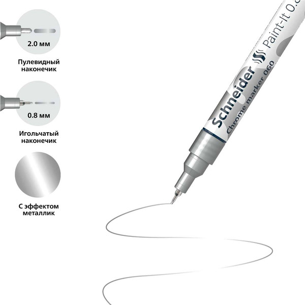 Изображение товара Набор маркеров Schneider Paint-It 060/061 / ML06011501 (2шт)