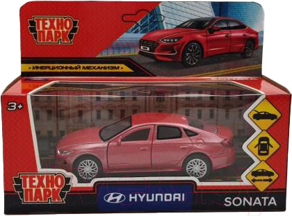Автомобиль игрушечный Технопарк Hyundai Sonata / SONATA-12-RD — фото 3