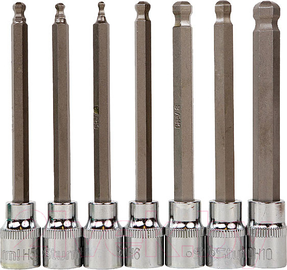 Изображение товара Набор головок слесарных Sturm! 1045-18-B7-110