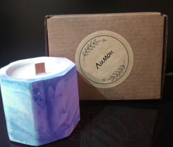 Изображение товара Свеча Аквилария Массажная Лемонграсс-Ваниль / SM40M-1D02-2 (40мл, синий)
