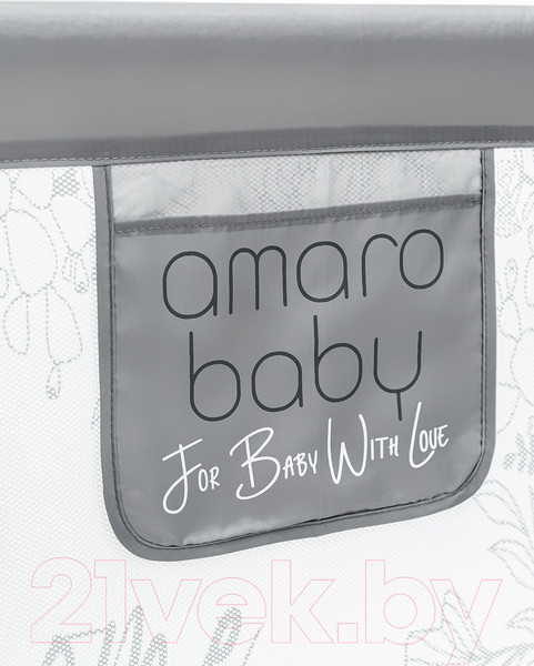 Изображение товара Ограждение для кровати Amarobaby Safety Of Dreams / AB-SOFD-BSR-SE-150 (серый)