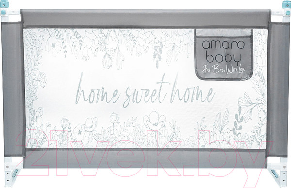 Изображение товара Ограждение для кровати Amarobaby Safety Of Dreams / AB-SOFD-BSR-SE-150 (серый)