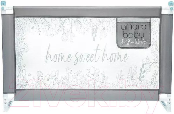 Изображение товара Ограждение для кровати Amarobaby Safety Of Dreams / AB-SOFD-BSR-SE-200 (серый)