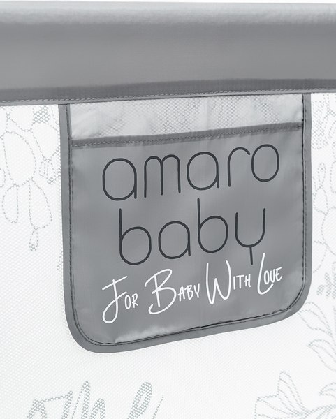 Изображение товара Ограждение для кровати Amarobaby Safety Of Dreams / AB-SOFD-BSR-SE-200 (серый)