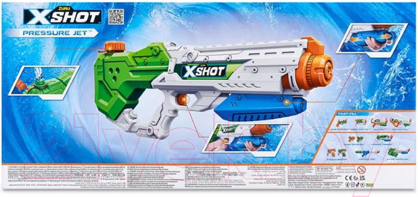 Изображение товара Бластер игрушечный Zuru X-Shot Water Ворфейс Прежер Джет / 56100