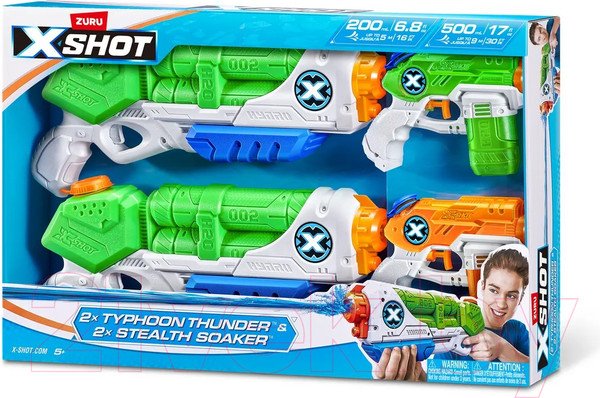 Изображение товара Набор игрушечного оружия Zuru X-Shot Water Ворфейс / 5605Z