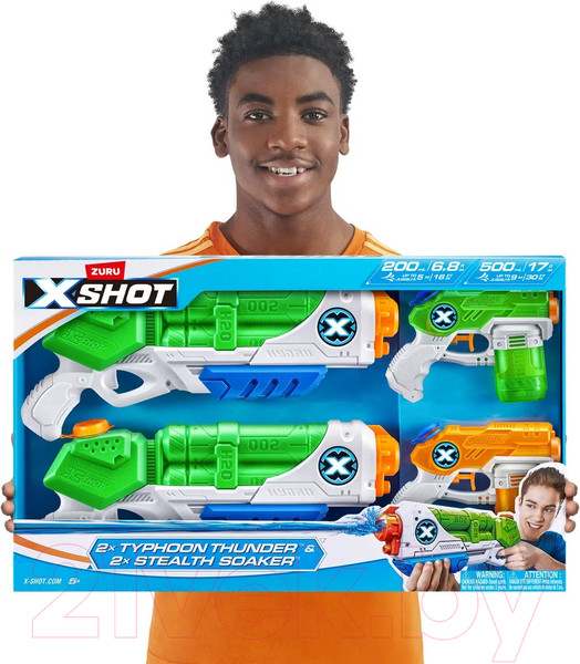 Изображение товара Набор игрушечного оружия Zuru X-Shot Water Ворфейс / 5605Z