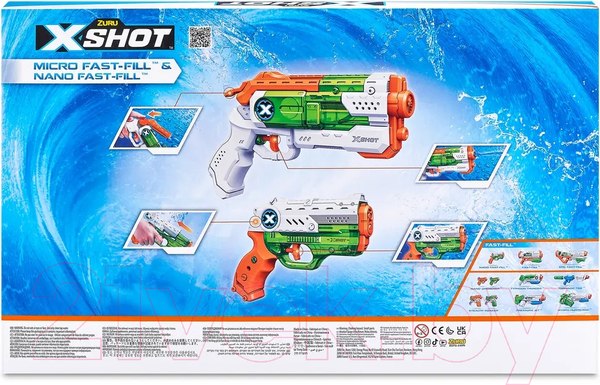 Изображение товара Набор игрушечного оружия Zuru X-Shot Water Фаст Филл / 11856