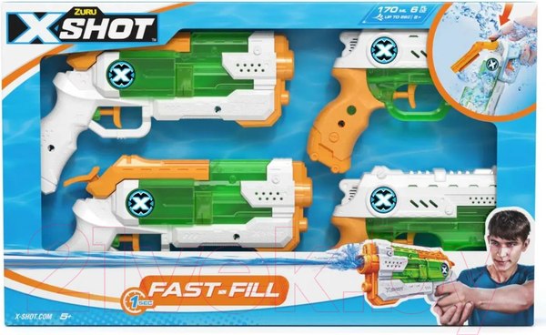 Изображение товара Набор игрушечного оружия Zuru X-Shot Water Фаст Филл / 11856