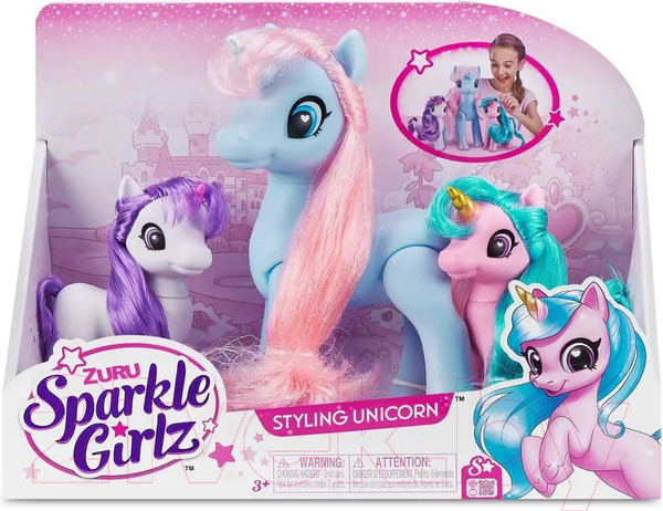 Изображение товара Набор фигурок игровых Zuru Sparkle Girlz Единорог / 100373
