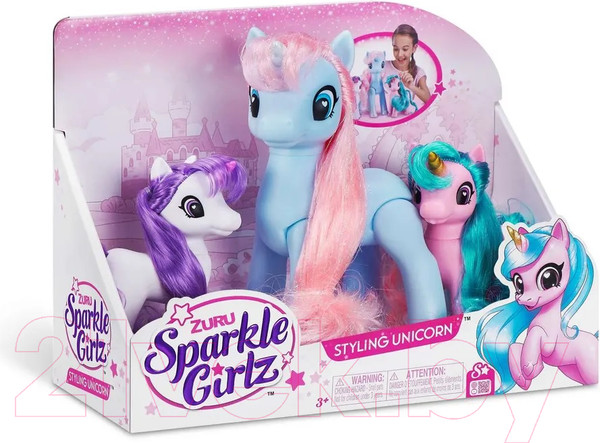 Изображение товара Набор фигурок игровых Zuru Sparkle Girlz Единорог / 100373