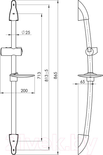 Изображение товара Душевая стойка Rubineta Accord