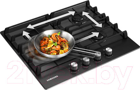 Изображение товара Газовая варочная панель Samsung NA64H3000AK/WT
