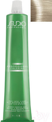 Изображение товара Крем-краска для волос Kapous Studio Professional с женьшенем и рисовыми протеинами 901 (ультра-светлый пепельный блонд)