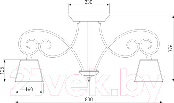 Изображение товара Люстра Bogate's Severina 303/8