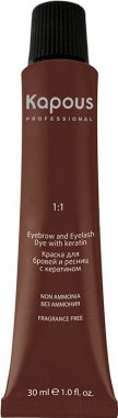 Изображение товара Краска для бровей Kapous Magic Keratin 606 графит (30мл)