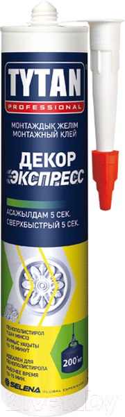 Изображение товара Клей Tytan Professional Для декора (310мл, белый)
