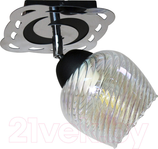 Изображение товара Спот Элетех Кира 111 НПБ 01-60-107 / 1005404972 (черный муар/хром)