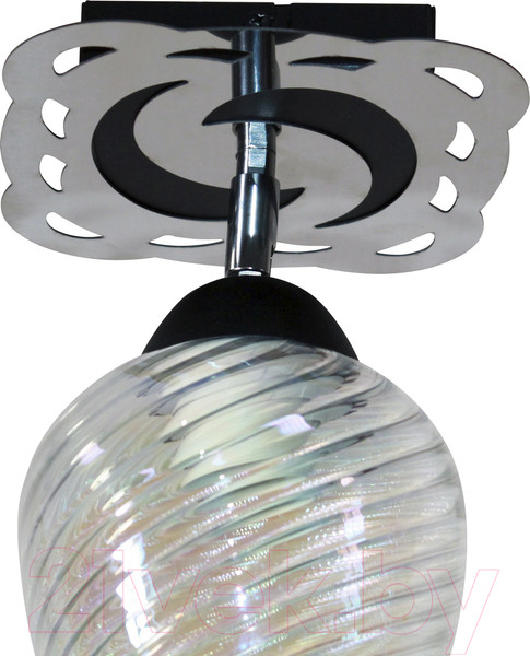 Изображение товара Спот Элетех Кира 111 НПБ 01-60-107 / 1005404972 (черный муар/хром)