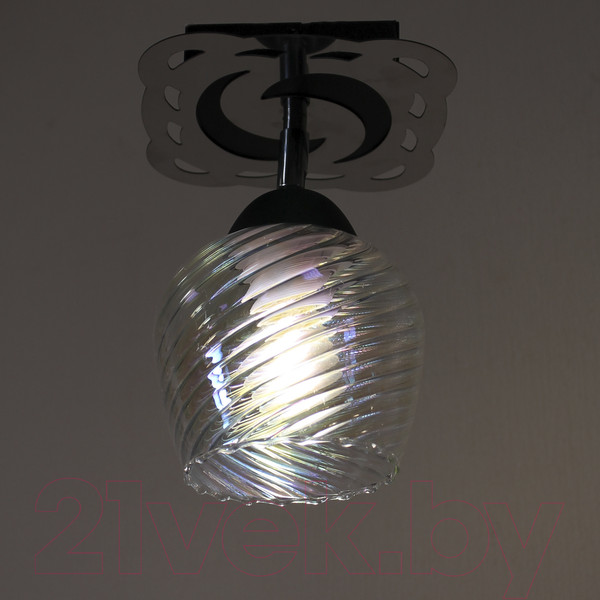 Изображение товара Спот Элетех Кира 111 НПБ 01-60-107 / 1005404972 (черный муар/хром)