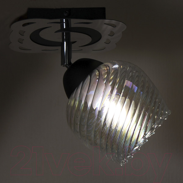 Изображение товара Спот Элетех Кира 111 НПБ 01-60-107 / 1005404972 (черный муар/хром)