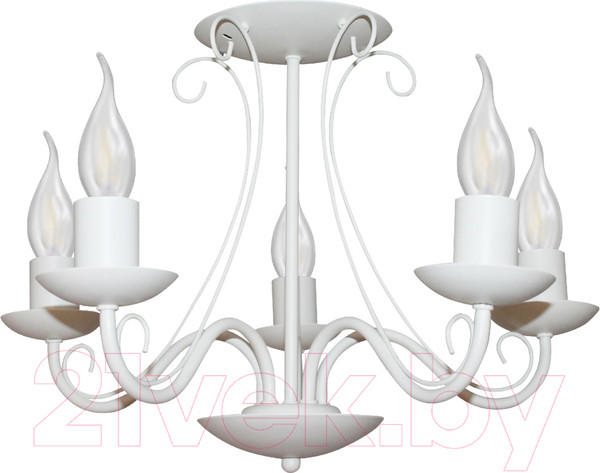 Изображение товара Люстра Элетех Классик 151 НПБ 01-5х60-141 / 1005404788 (белый муар)