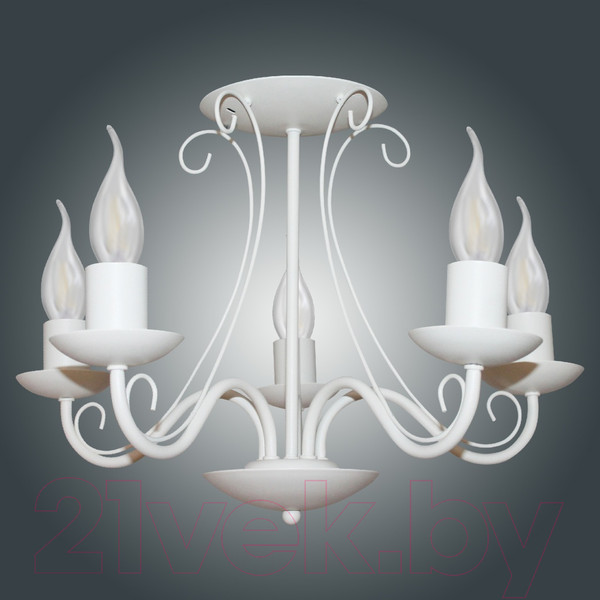 Изображение товара Люстра Элетех Классик 151 НПБ 01-5х60-141 / 1005404788 (белый муар)