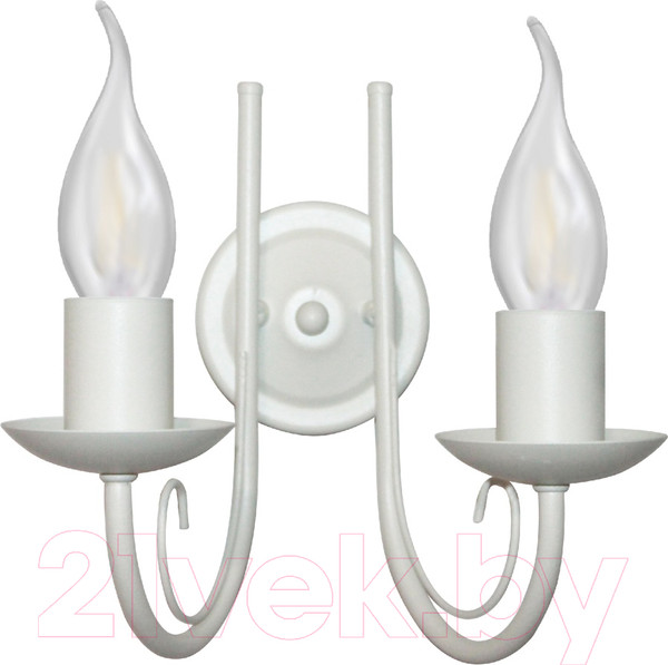 Изображение товара Бра Элетех Классик 521 НББ 01-2х60-108 Е27 / 1005404789 (белый муар)