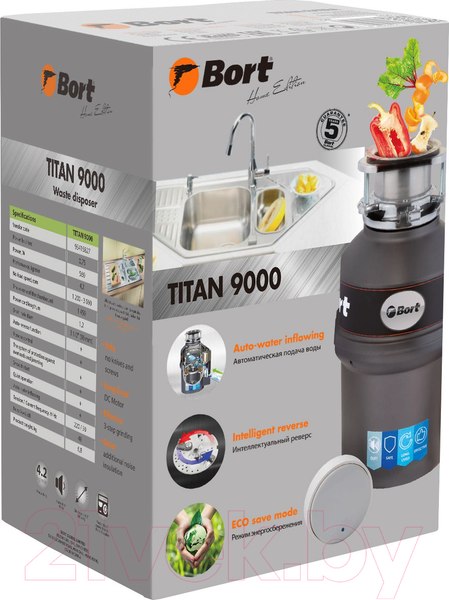 Изображение товара Измельчитель отходов Bort Titan 9000 (93415827)