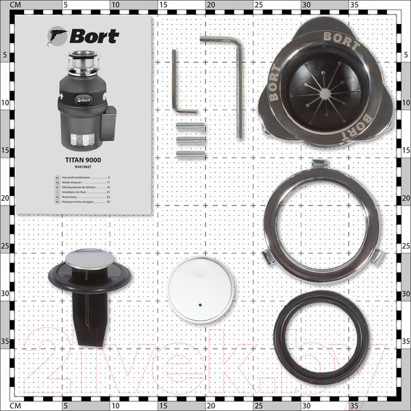 Изображение товара Измельчитель отходов Bort Titan 9000 (93415827)