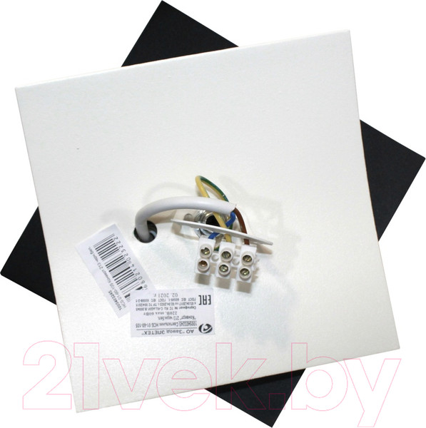 Изображение товара Потолочный светильник Элетех Конверт 213 НСБ 01-60-105 Е27 / 1005403245 (черный/белый)