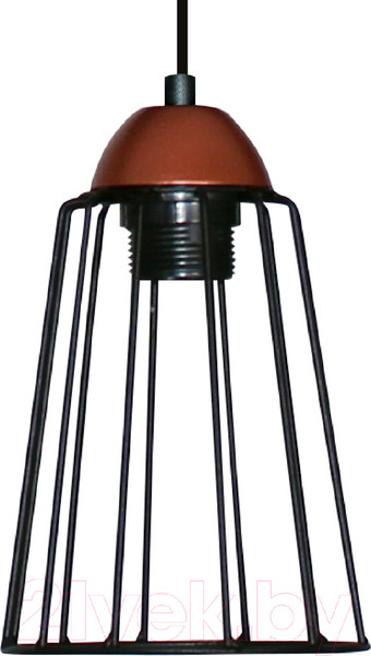 Изображение товара Потолочный светильник Элетех Конти 211 НСБ 01-60-169 Е27 / 1005405025 (черный муар/медь)