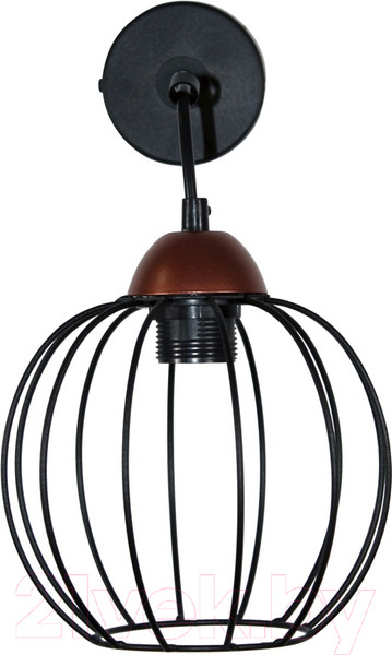 Изображение товара Бра Элетех Конти 511 НББ 01-60-165 Е27 / 1005405032 (черный муар/медь)