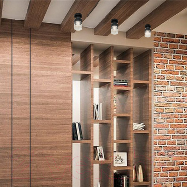 Изображение товара Потолочный светильник Элетех Крош 111 НПБ 01-60-104 Е27 / 1005404606 (черный муар)