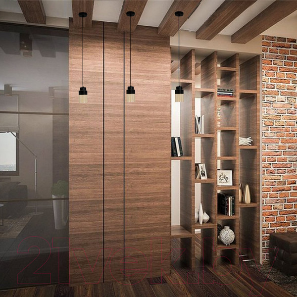 Изображение товара Потолочный светильник Элетех Крош 211 НСБ 01-60-152 Е27 / 1005404611 (черный муар)