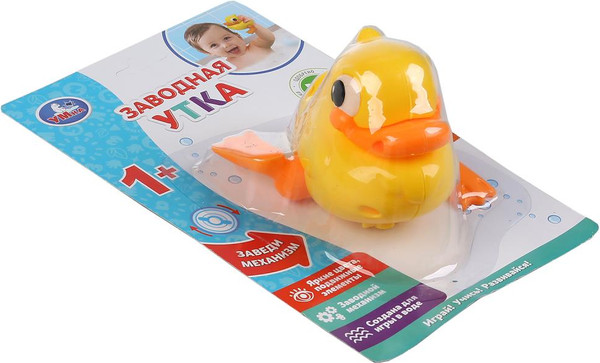 Изображение товара Игрушка для ванной Умка Заводная игрушка. Утка / 1805D003-R1