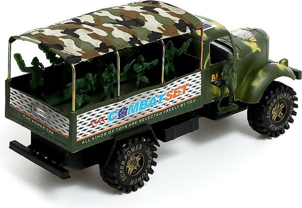 Изображение товара Автомобиль игрушечный Sima-Land Армия с солдатами / 480552