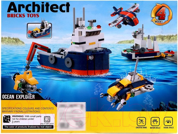 Изображение товара Конструктор Brick Экспедиционный корабль / 2588835