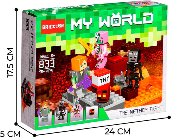 Изображение товара Конструктор Jisi Bricks Мой мир 7846688