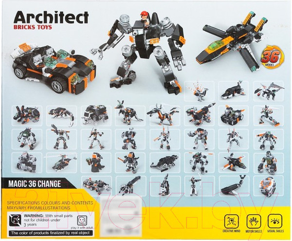 Изображение товара Конструктор Brick Гоночный транспорт / 3531427