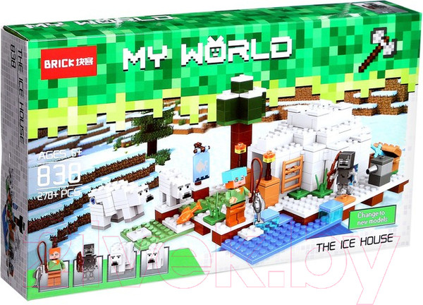 Изображение товара Конструктор Brick Ледяной дом / 5208261