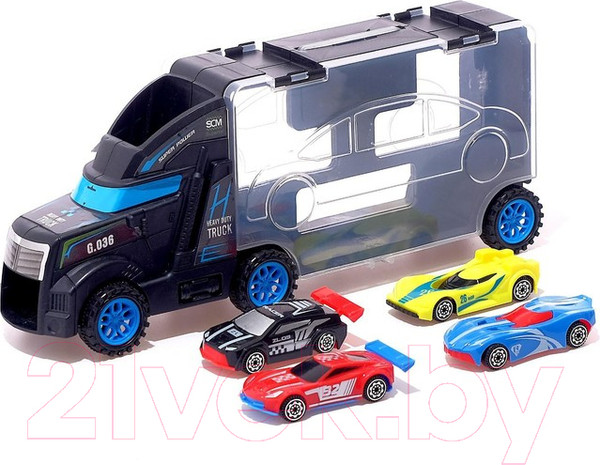 Изображение товара Автовоз игрушечный Sima-Land Грузовик. Перевозчик / 5036798