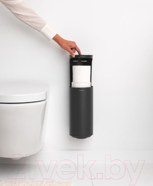 Изображение товара Держатель для туалетной бумаги Brabantia MindSet 303166 (минерально-серый)