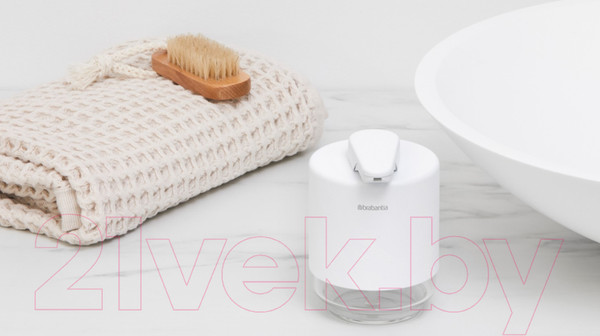 Изображение товара Дозатор для жидкого мыла Brabantia MindSet 303227 (минерально-белый)