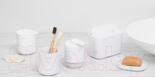Изображение товара Дозатор для жидкого мыла Brabantia MindSet 303227 (минерально-белый)
